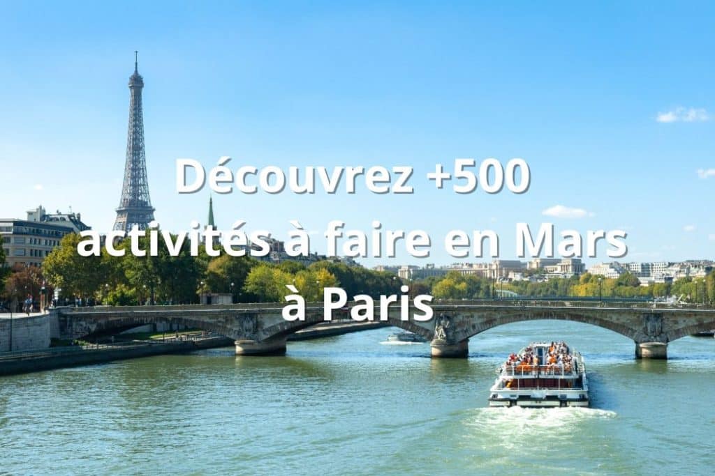 Les activités à Paris en Mars